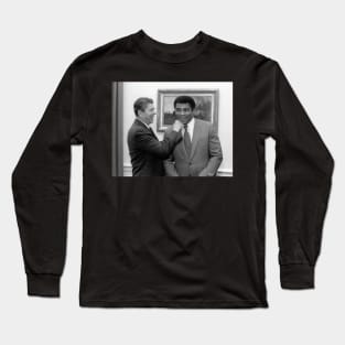 Muhammad Ali and Ronald Reagan Long Sleeve T-Shirt